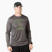 Men's Running Long Sleeve Performance Tee - Born to Dilly Dally
