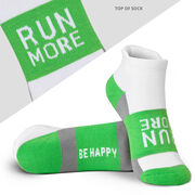 Socrates&reg; Woven Performance Sock Run More (Lime)