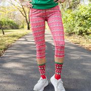 Running Performance Capris - Ugly Sweater