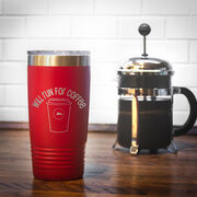 Running 20 oz. Double Insulated Tumbler - Will Run for Coffee
