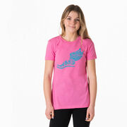 Cross Country Women's Everyday Tee Winged Foot Inspirational Words