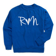 Running Raglan Crew Neck Pullover - Run Heart