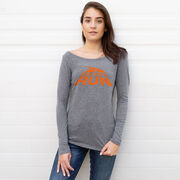 Women's Runner Scoop Neck Long Sleeve Tee - Gone For a Run&reg; Logo