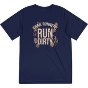 Men's Running Short Sleeve Performance Tee - Run Dirty