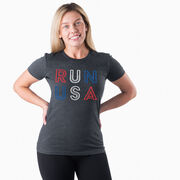 Women's Everyday Runners Tee - Run USA