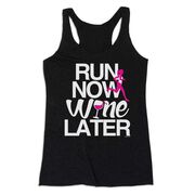 Women's Everyday Tank Top - Run Now Wine Later (Bold)