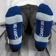 Socrates&reg; Woven Performance Socks Courage Strength (Navy)