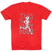 Running Short Sleeve T-Shirt - This Is My Happy Hour