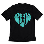 Women's Short Sleeve Tech Tee - Love The Run