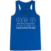 Flowy Racerback Tank Top - Marathoner 26.2 Miles
