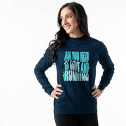 Running Raglan Crew Neck Sweatshirt - All You Need is Love and Running