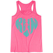 Flowy Racerback Tank Top - Love The Run