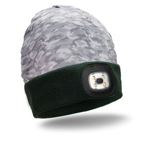 Running LED Lighted Performance Beanie - Forest