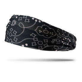 Multifunctional Headwear - Paisley Black RokBAND