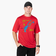 Men's Running Short Sleeve Performance Tee - New York City Route