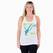 Women's Racerback Performance Tank Top - New York City Route