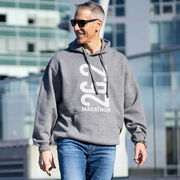 Statement Fleece Hoodie -  26.2 Marathon Vertical