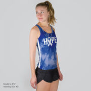 Women's Performance Tank Top - Hope Tie-Dye