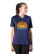 Women's Short Sleeve Tech Tee - Here Comes The Sun