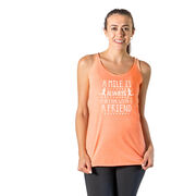 Women's Everyday Tank Top - A Mile Is Always Better With A Friend
