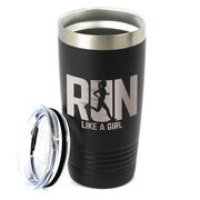 Running 20 oz Double Insluated Tumbler - Let's Run Like A Girl