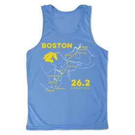 Men's Running Performance Tank Top - Boston Route