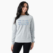 Running Raglan Crew Neck Sweatshirt - In My Runner Era