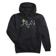 Statement Fleece Hoodie -  Let's Run Lucky