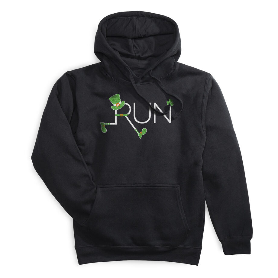 Statement Fleece Hoodie -  Let's Run Lucky