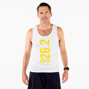 Men's Running Performance Tank Top - Boston 26.2 Vertical