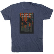 Running Short Sleeve T-Shirt - Outrun the Mothman