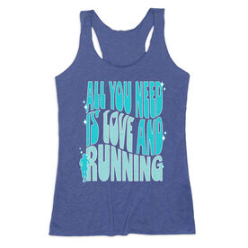 Women's Everyday Tank Top - All You Need is Love and Running