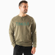 Running Raglan Crew Neck Pullover - Trails Over Treadmills