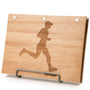 Premier Wood BibFOLIO® Race Bib Album - Male Runner