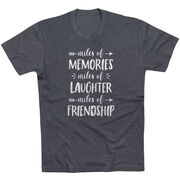 Running Short Sleeve T-Shirt - Miles of Friendship Mantra