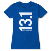 Women's Everyday Runners Tee 13.1 Half Marathon Vertical