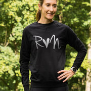 Running Raglan Crew Neck Pullover - Run Heart