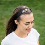 Athletic Juliband Non-Slip Headband - Tiara (Gold)