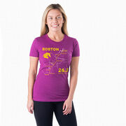 Women's Everyday Runners Tee - Boston Route