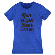 Women's Everyday Runner's Tee - Run Now Beer Later