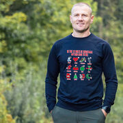 Running Raglan Crew Neck Sweatshirt - The 12 Miles of Christmas