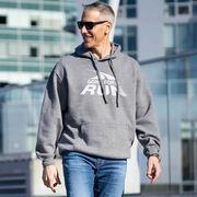 Statement Fleece Hoodie -  Gone For a Run&reg; White Logo