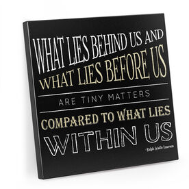 Motivational Canvas Wall Art - What Lies Ahead