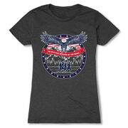 Women's Everyday Runners Tee - We Run Free Because Of The Brave