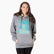 Statement Fleece Hoodie - All You Need is Love and Running