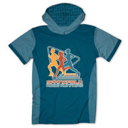 Running Lightweight Short Sleeve ShieldDri Hoodie - Custom