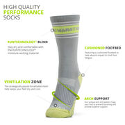 Socrates&reg; Mid-Calf Socks - Half Marathon