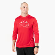 Men's Running Long Sleeve Tech Tee - Into the Forest I Go