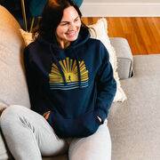 Statement Fleece Hoodie - Here Comes The Sun