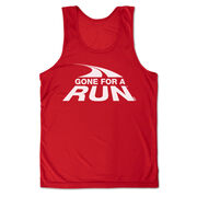 Men's Running Performance Tank Top - Gone For a Run&reg; White Logo